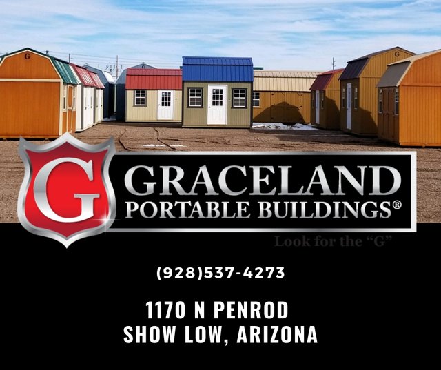 Graceland Portable Buildings for Sale Show Low, Arizona 